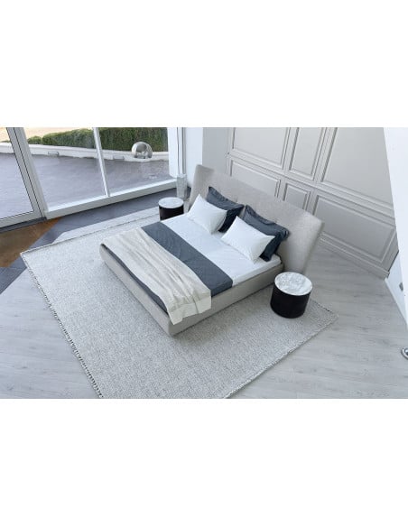 Lit Rever en tissu gris (Offre Expo) - 4