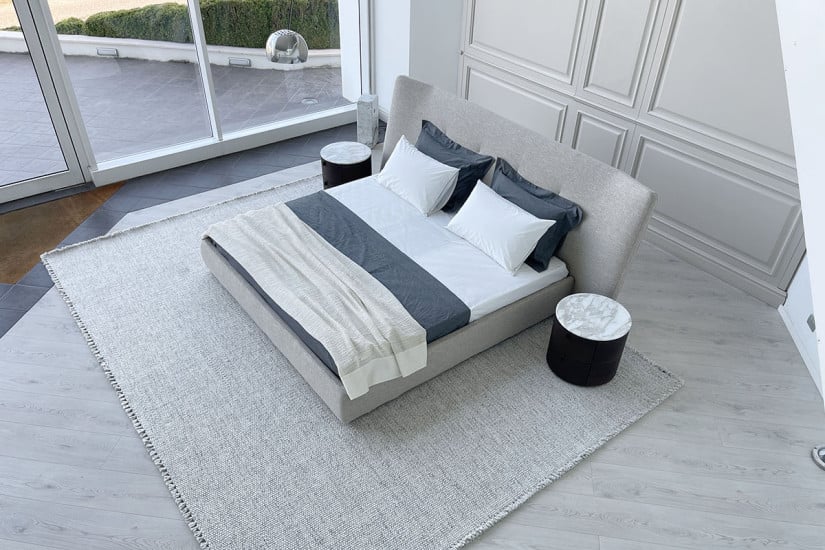 Lit Rever en tissu gris (Offre Expo) - 4