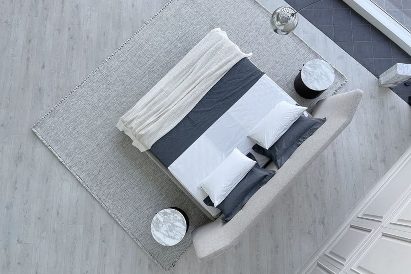 Letto Rever in tessuto grigio (Offerta Expo)  - 5