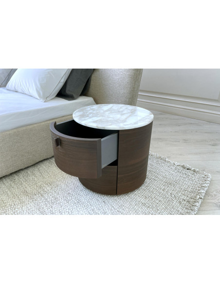 Onda Marble Bedside Table (Expo Offer) Poliform - 2