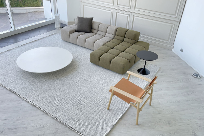 Tufty-Time Green and Grey Sofa (Expo Offer)  - 5