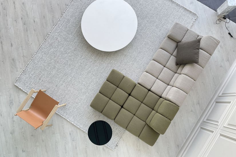 Divano Tufty-Time verde e grigio (Offerta Expo)  - 6