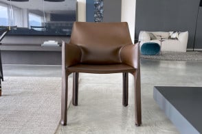 Chaise Cab 413 en cuir marron (Offre Expo) - Cassina 2