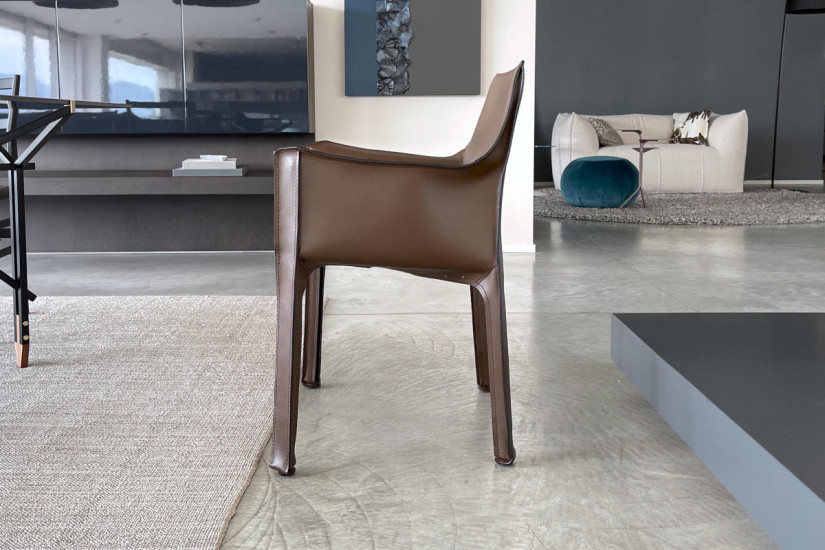Chaise Cab 413 en cuir (Offre Expo) - 3