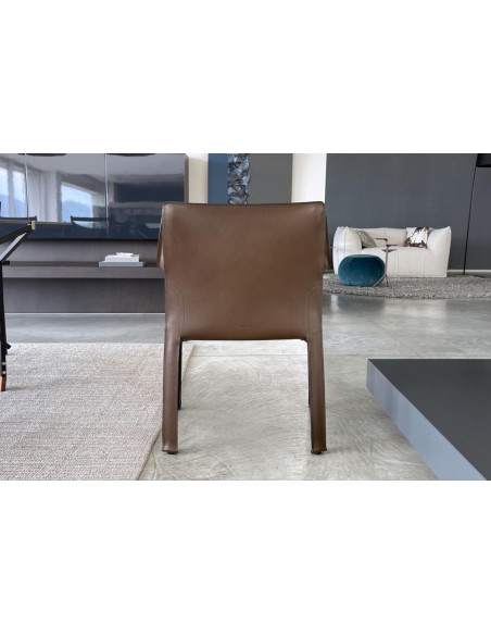 Sedia Cab 413 in cuoio (Offerta Expo)  - 4