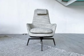 Fauteuil Caratos en tissu noir et blanc (Offre Expo) - 8 2