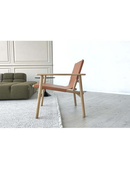Cordoba Orange Leather Armchair (Expo Offer) B&B Italia - 3