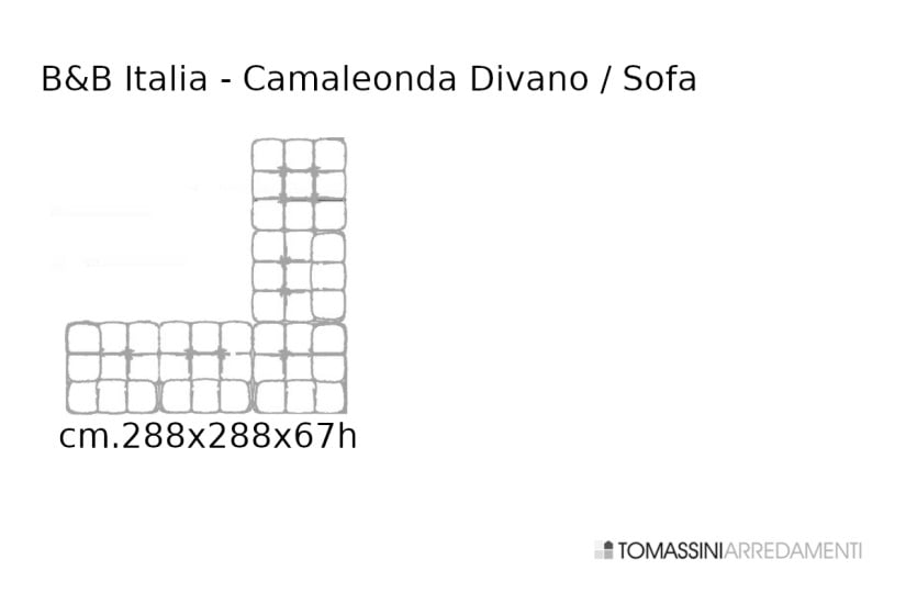 Camaleonda Grey Sofa (Expo Offer)  - 7
