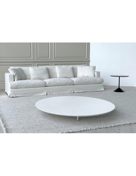 Canapé Karma en tissu blanc (Offre Expo) Saba - 2
