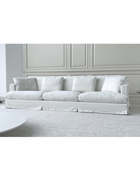 Divano Karma in tessuto bianco (Offerta Expo) Saba - 3