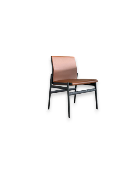 Ipanema Brown Leather Chair (Expo Offer) Poliform - 6