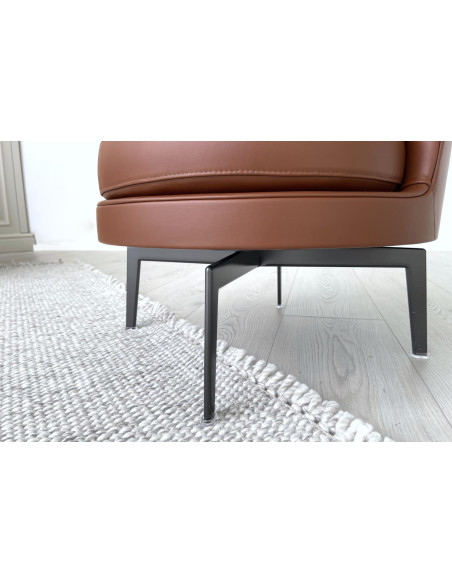 Fauteuil Feel Good en cuir marron (Offre Expo) Flexform - 1