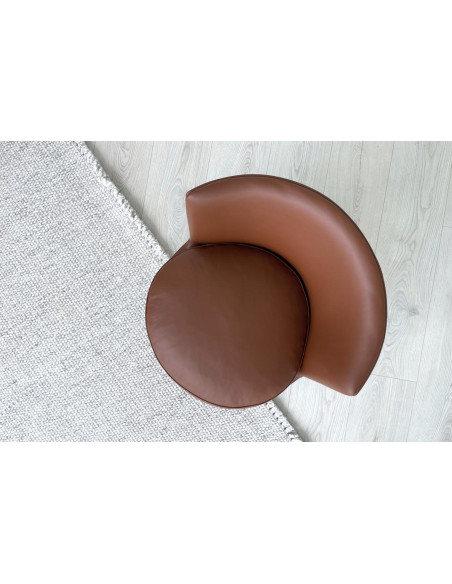 Fauteuil Feel Good en cuir marron (Offre Expo) Flexform - 2