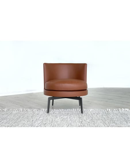 Poltrona Feel Good in pelle marrone (Offerta Expo) Flexform - 5