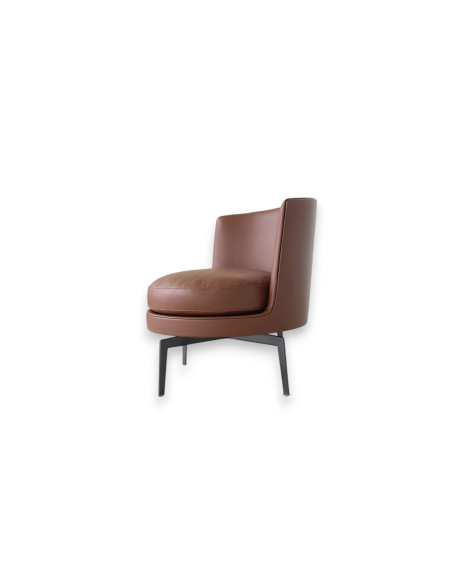 Feel Good Brown Leather Armchair (Expo Offer) Flexform - 6