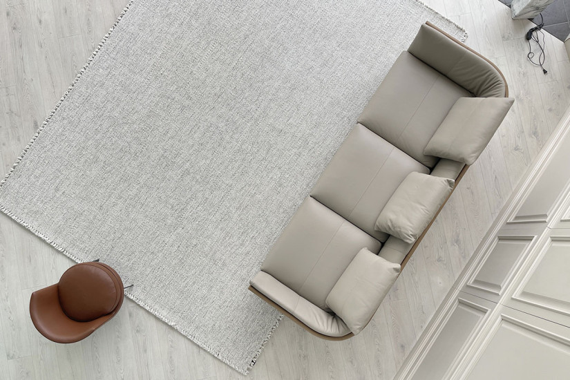 Divano Bretagne in pelle marrone (Offerta Expo)  - 6
