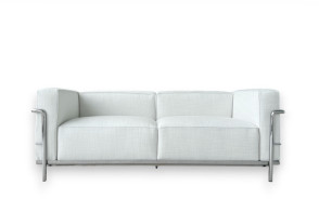 Divano LC3 Fauteuil Grand Confort, Grand Modèle bianco (Offerta Expo) Cassina - 6