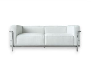 LC3 Fauteuil Grand Confort, Grand Modèle White Sofa (Expo Offer) Cassina - 6