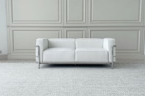 Divano LC3 Fauteuil Grand Confort, Grand Modèle bianco (Offerta Expo) Cassina - 6 2