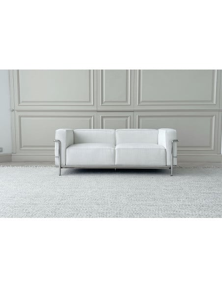 Divano LC3 Fauteuil Grand Confort, Grand Modèle bianco (Offerta Expo) Cassina - 7