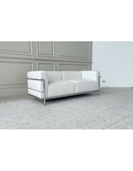 Divano LC3 Fauteuil Grand Confort, Grand Modèle bianco (Offerta Expo) Cassina - 8