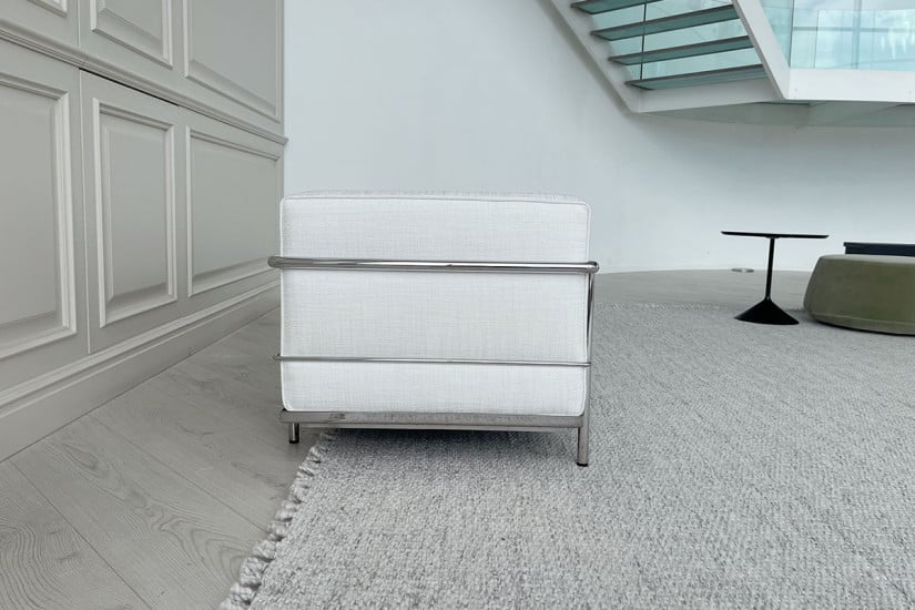LC3 Fauteuil Grand Confort, Grand Modèle White Sofa (Expo Offer) Cassina - 9