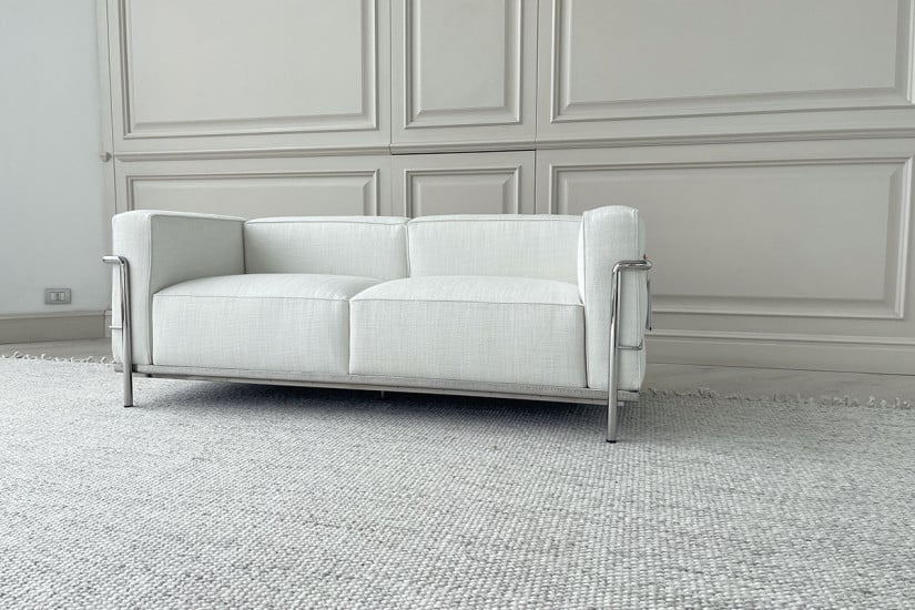 Divan LC3 Fauteuil Grand Confort, Grand Modèle blanc (Offre Expo) Cassina - 10