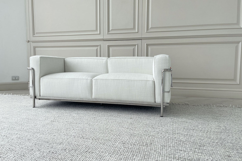 Divano LC3 Fauteuil Grand Confort, Grand Modèle bianco (Offerta Expo) Cassina - 10