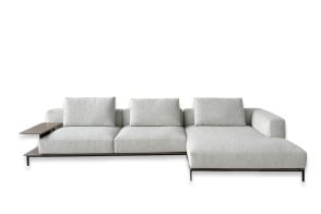 Divano Brera in tessuto tortora (Offerta Expo) Poliform - 9