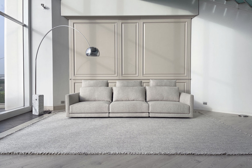Divano Bristol in tessuto grigio (Offerta Expo) Poliform - 3