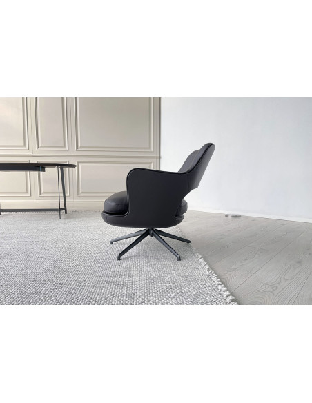 Fauteuil Eliseo en cuir marron (Offre Expo) Flexform - 2