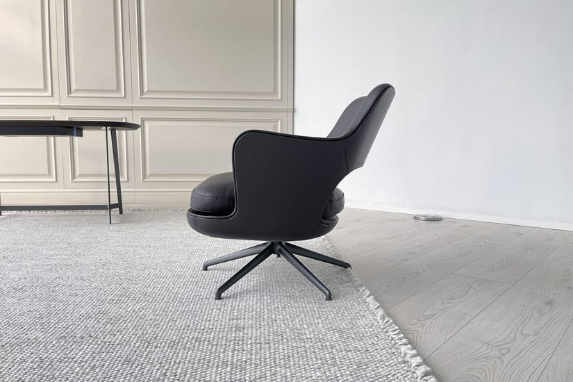 Poltrona Eliseo in pelle marrone (Offerta Expo) Flexform - 2