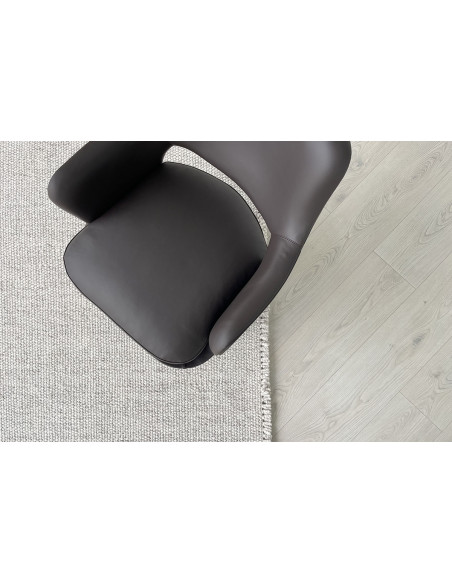 Eliseo Brown Leather Armchair (Expo Offer) Flexform - 4