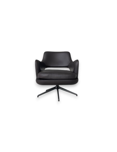 Eliseo Brown Leather Armchair (Expo Offer) Flexform - 7