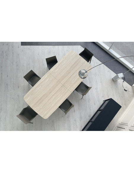 Monolith Travertine Table (Expo Offer) Poliform - 7