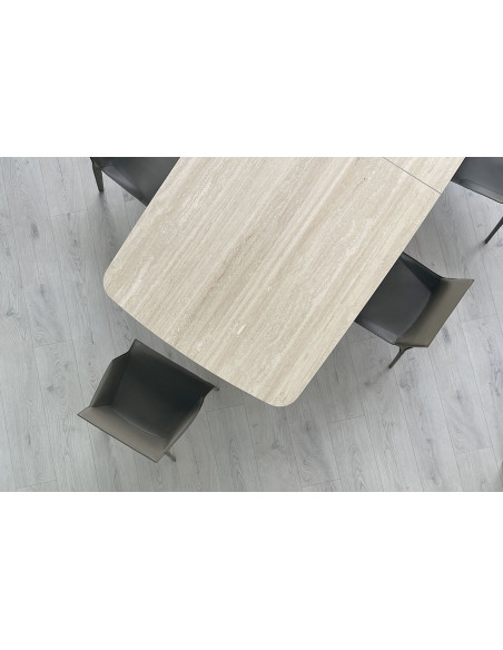 Monolith Travertine Table (Expo Offer) Poliform - 6