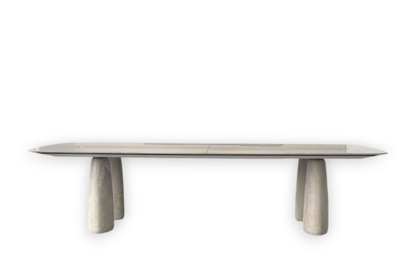Tavolo Monolith in travertino (Offerta Expo) Poliform - 8