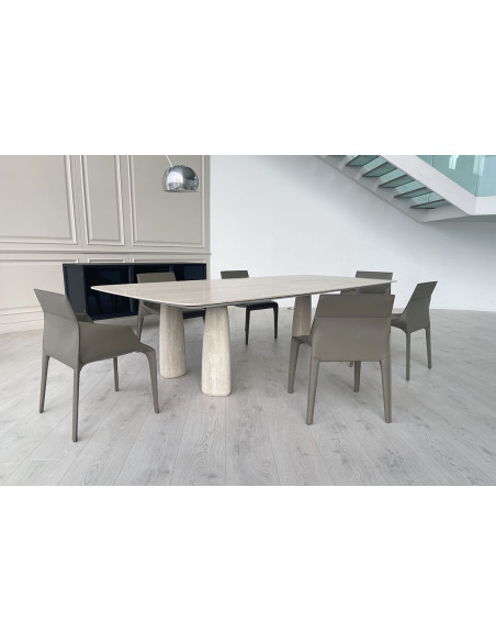 Table Monolith en travertin (Offre Expo) Poliform - 2