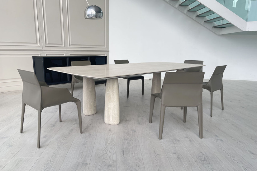 Table Monolith en travertin (Offre Expo) Poliform - 2