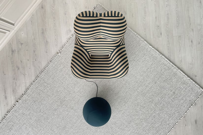 Fauteuil Up 50 en tissu bicolore (Offre Expo) B&B Italia - 7