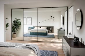 Crystal Sliding Doors Wardrobe Novamobili - 4 2