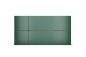 Middle Flush-Closing Sliding Doors Wardrobe Novamobili - 5