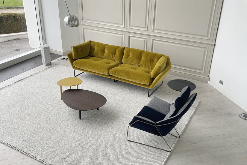 Divano New York Suite in velluto giallo (Offerta Expo) Saba - 5