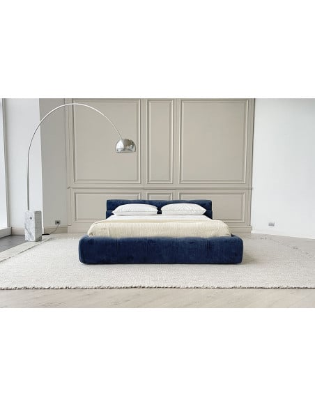 Tufty-Bed in blue fabric B&B Italia - 1