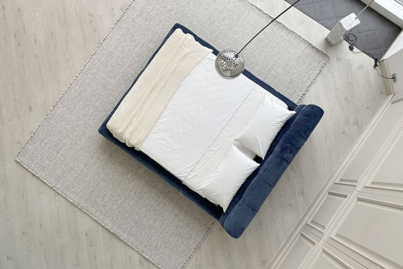 Letto Tufty-Bed in tessuto blu B&B Italia - 6