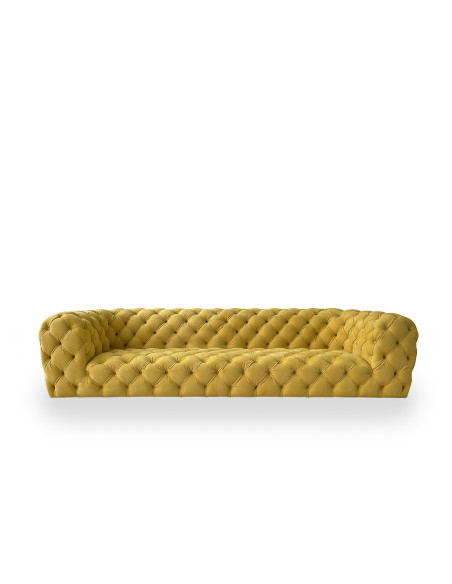 Divano Chester Moon in pelle giallo ocra (Offerta Expo) Baxter - 6