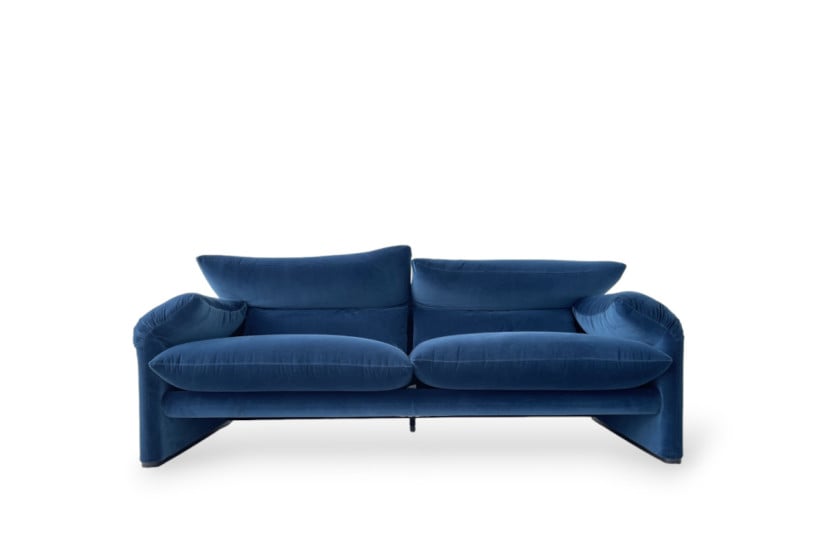 Canapé Maralunga Maxi bleu (Offre Expo) Cassina - 9