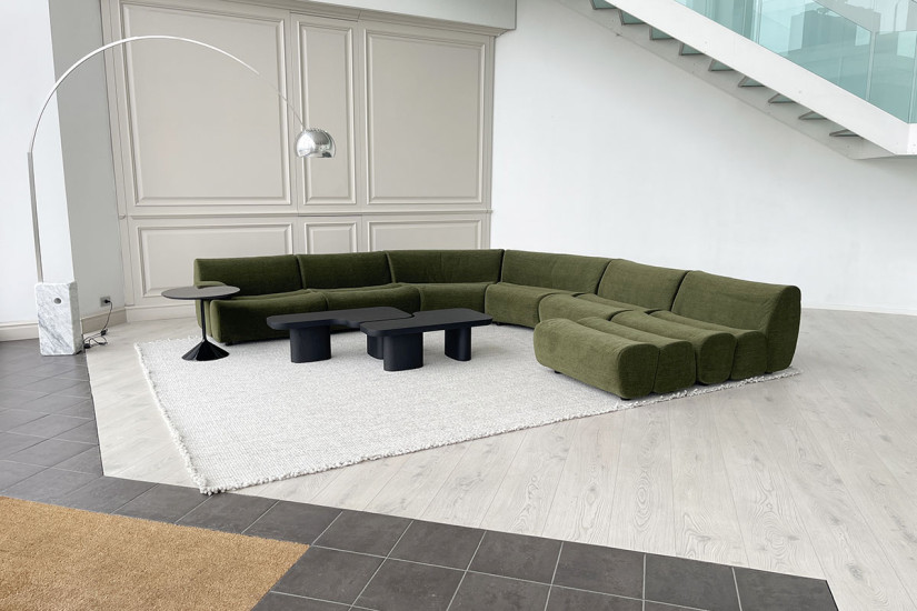 Divano Ernest in tessuto verde (Offerta Expo) Poliform - 2