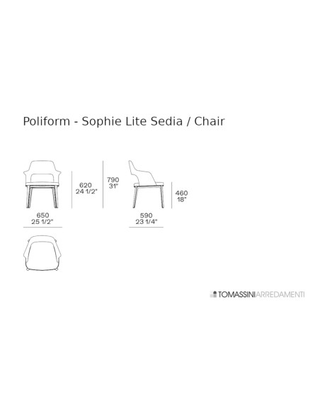 Sophie Lite Beige Leather Chair (Expo Offer) Poliform - 8