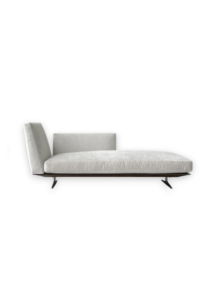 Evergreen White Leather Dormeuse (Expo Offer) Flexform - 8